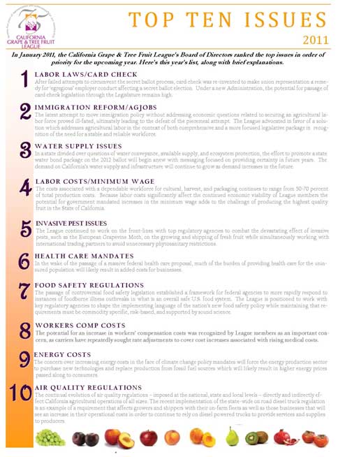 2011 Top Issues