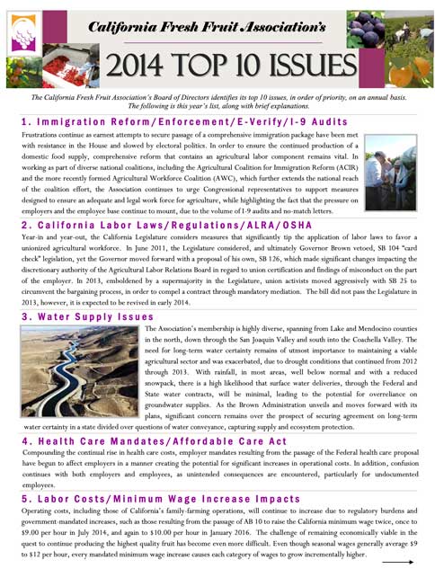2014 Top Issues